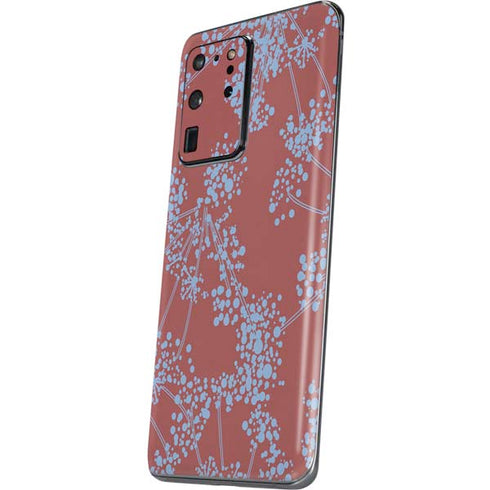 Airy Blue Floral Galaxy S20 Ultra 5G Skin